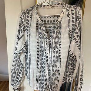 Splendid Monochrome Patterned Top